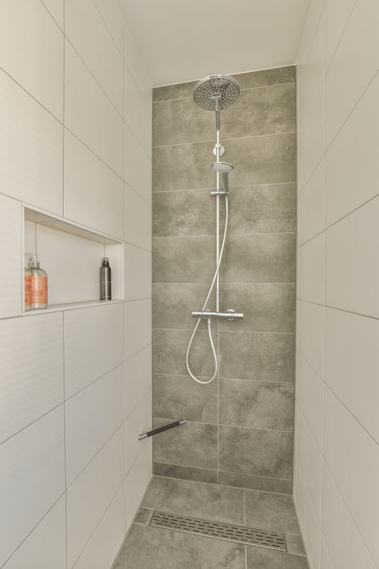 Shower with Built-In Storage